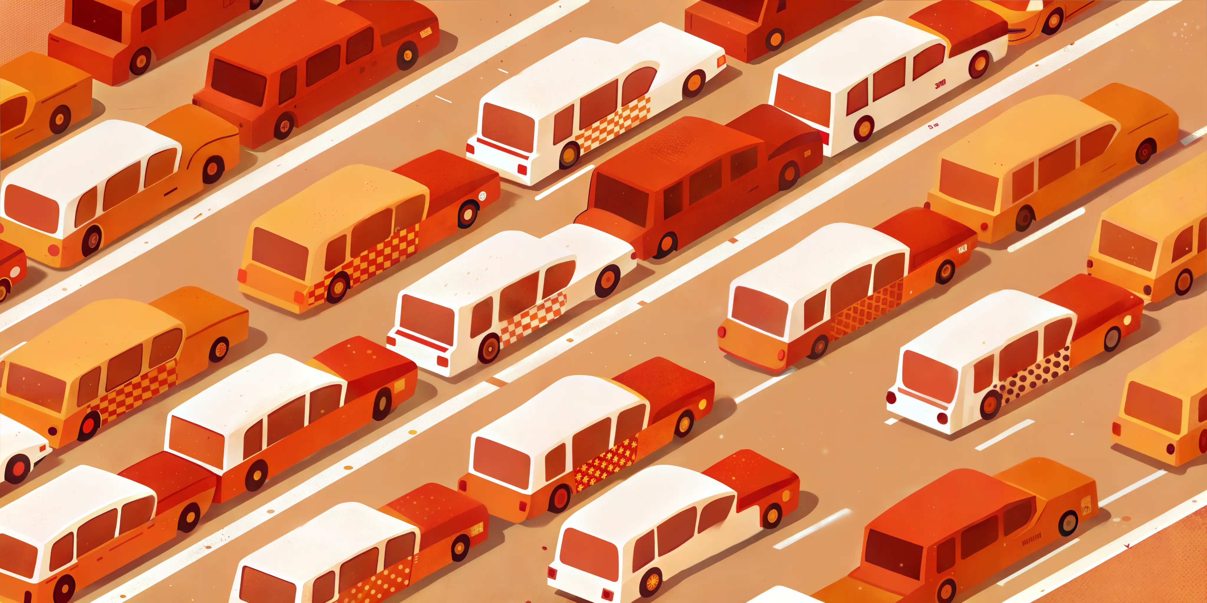 Buspool traffic illustration